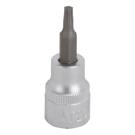 Vulcan Fractional Star Bit Socket, T20 Tip, Chrome 3505002820