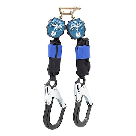 Werner R4300 Self-Retracting Lifelines, Quick-Connect, Steel, 2 Leg(s), 400 lb Weight Capacity R433006-R