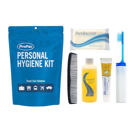 Propac Personal Hygiene Kit, Plastic Bag, PK25 K3928