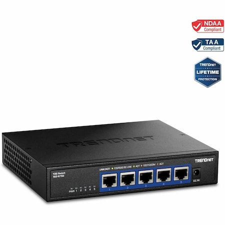 Trendnet 5PT 10G SWCH RJ45 5G-BASE-T OVER CAT5 TEG-S750