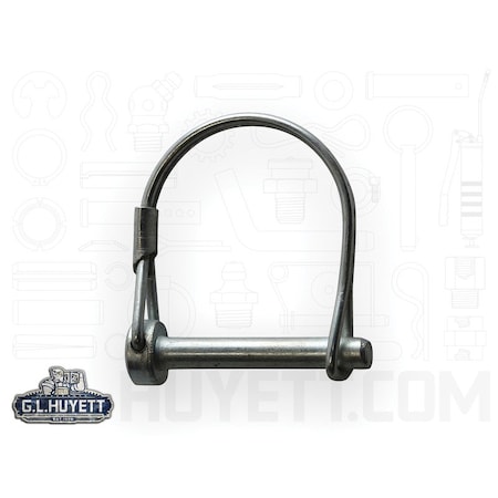 Huyett Snap & Lock Pin, RH, 2-Wire, Zn Plt Low Carbon Steel, .25 Dia x 1.375 L x 1.625 Shk L SNAP-250-1375R