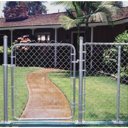 Midwest Air Tech Single Walk 43'' W.x46'' H. Chain Link Gate 328332A