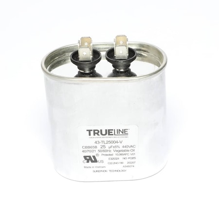 Rheem CAPACITOR - 25/440 SINGLE OVAL 43-TL25004-V