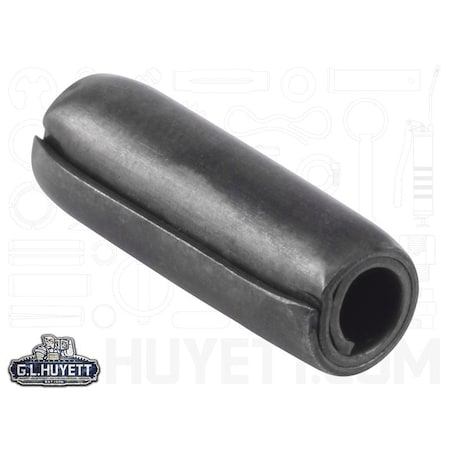 Huyett Coiled Spring Pin, Standard Duty, High Carbon Steel, 0.250 in Dia x 0.750 in L SPC-250-0750