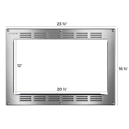 Nat.Quality Use With Microwave Oven Model RV190SCON Stainless Steel RV-TRIM8S