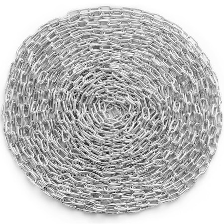 Vevor Zinc Plated Proof Coil Chain Carbon Steel Chain Sling 1/4" x 100' 1540 lbs 6mmX30.5M