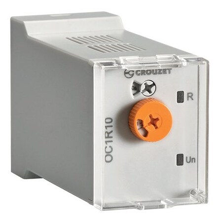 Crouzet Syr-Line Plug-In Timer OC1R, 12-240 VAC/DC, 1 C/O, 10 A, 0.5 - 10 days, 35 mm, 5PK OC1R10MV1