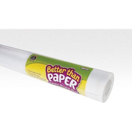 Teacher Created Resources Bulletin Board Roll - Bulletin Board, Poster, Student - 12 ft Height x 48in Width - White - Fabric 77373