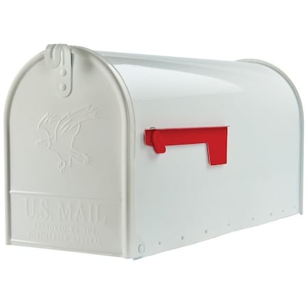 Gibraltar Mailboxes Elite E1600W00 Mailbox, 1475 cu-in Capacity, Galvanized Steel, Powder-Coated E1600W00