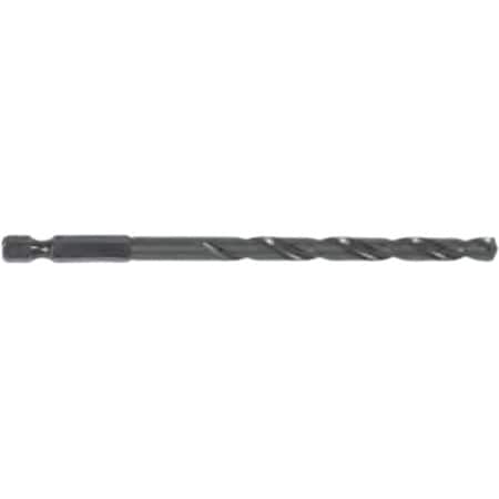 Hanson 12 Piece Black Oxide Hex Shank Drill Bit Set 4935643