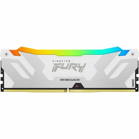 Kingston 64GB 6400MT/S DDR5 CL32 DIMM KIT OF 2 FURY RENEGADE RGB WHITE XMP KF564C32RWAK2-64