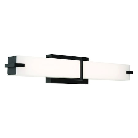 Afx Miller, LED Vanity Light, 24"W, Black MLRV2405LAJD1BK