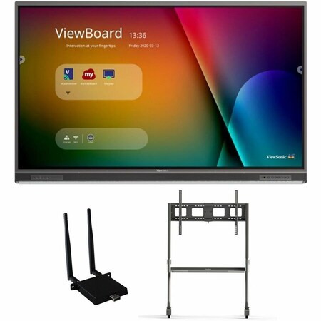Viewsonic VIEWBOARD BUNDLE INCLUDES THE FOLLOWING ITEMS: - VIEWBOARD IFP7552-1C 4K INTERAC IFP7552-1C-E4