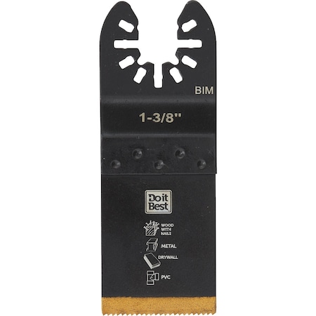 Do It Best 1-3/8'' Titanium Coated Metal Cutting Oscillating Multi-Tool Blade QJDIB-OS-007
