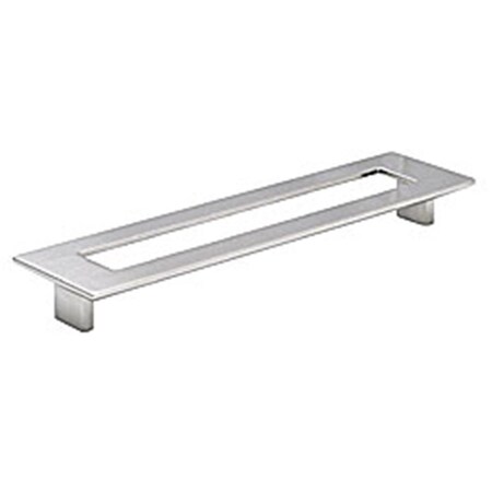 Gan Eden Large Rectangular Pull With Hole 192mm Polished Chrome GA577043