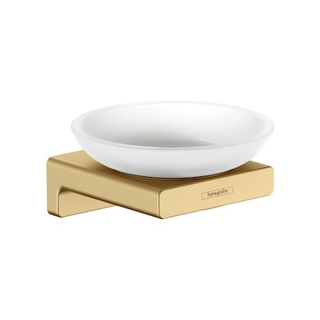 Hansgrohe AddStoris Soap Dish in Brushed Gold Optic 41746250