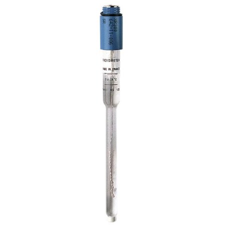 Hach Electrode, 3/8 in Dia, 120 mm H, Glass B20B300