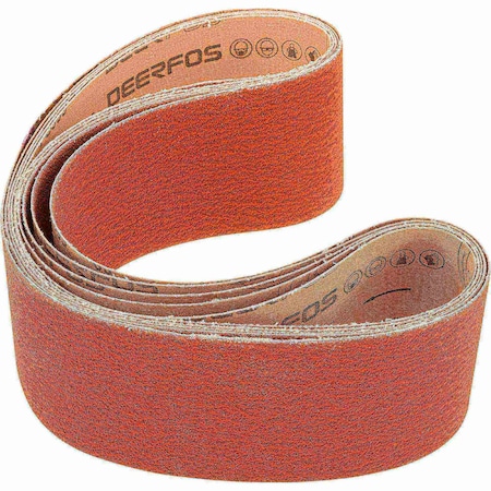 Grizzly 4" x 48" Ceramic Sanding Belt 60 grit, 5PK T31810