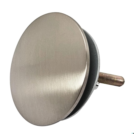 Westbrass 2" Brass Kitchen Sink Hole Cover Plate, Satin Nickel D202-07