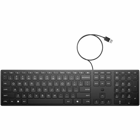 Hp WIRED DESKTOP 320K KEYBOARD - ENJOY A COMFORTABLE FIT WITH A REDUCED-SIZED KE 9SR37UT#ABA