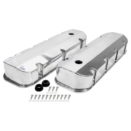 Powerhouse Valve Covers Big Block Chevy Fab Aluminum Without Holes PO2464690