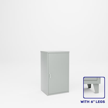 Pucel Counter Height Cabinet, 24 in W x 19 in D x 48 in H, Red HDTC-2442-L