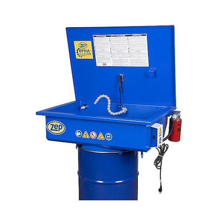 Zep Parts Washers, Blue, 30 gal, Steel Tank PW00268
