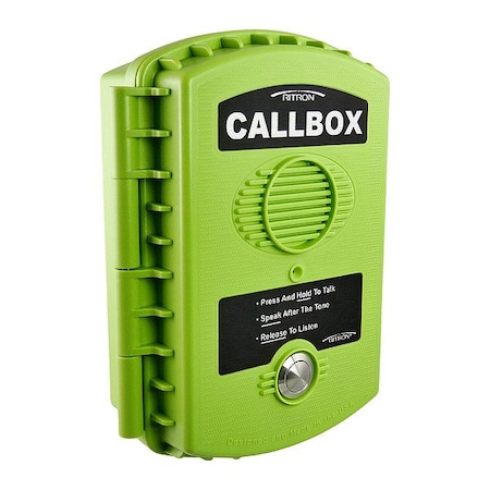 Ritron Two-Way Radio Callbox, Hi-Viz Green RQX-117M-QGRN