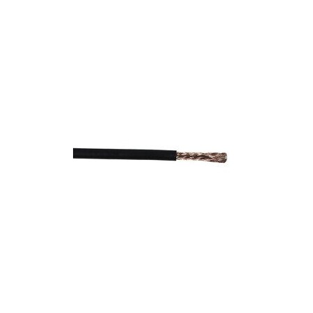 Cable Wholesale Bulk RG59/U Direct Burial Outdoor Rated Coaxial Cable, 20 AWG, Solid Core, Copper, 95% Copper 10X3-722NH
