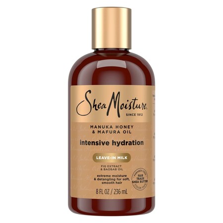 Shea Moisture Hydration Manuka Honey and Mafura Oil Hair Milk, 8 Fluid Ounce, 12PK 69582934