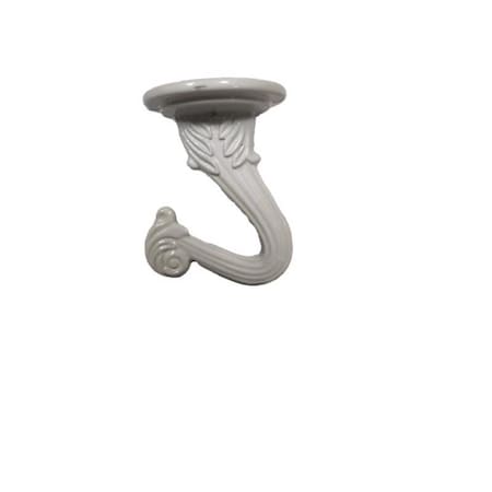 Living Accents SWAG HOOK ZINC WHT, 2PK 58034