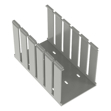 Panduit WIRE DUCT, WIDE SLOT, GRAY, 4.25 W X 5 D G4X5LG6