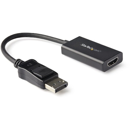 Startech.Com DISPLAY PORT TO HDMI ADAPTER WITH HDR - 4K 60HZ - BLACK DP2HD4K60H
