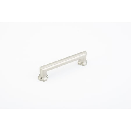 Schaub 4in Center to Center Empire Cabinet Pull Satin Nickel Finish 877-15