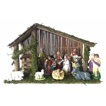 Santas Forest Christmas Collectible Set, Nativity 89337