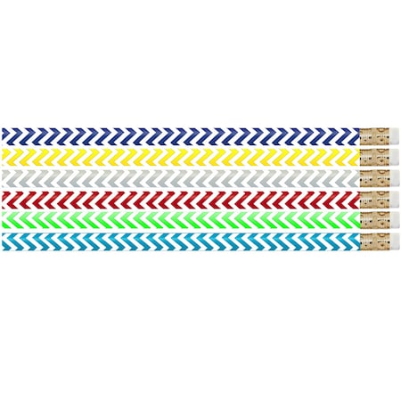 Musgrave Pencil Co Chevron Chic Pencil, 144PK MUS2540D