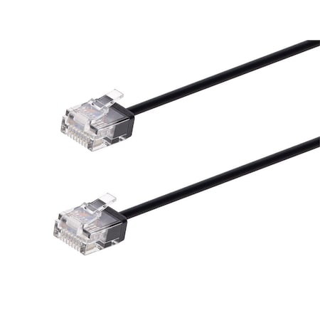 Monoprice Micro SlimRun Cat6 Ethernet Patch Cable - Stranded_ 550MHz_ UTP_ Pure 34257