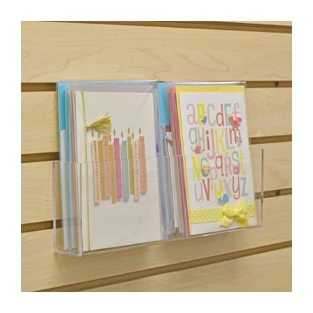 Specialty Store Services Acrylic Tray For Slatwall, 12 In. W X 2 In. D X 4 In. H 4866S