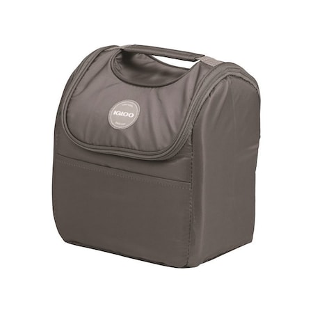 Igloo Gripper 9 Series Collapsible Cooler, 9 Cans Capacity, Polyester, Meteorite/Midnight Blue/Robust Red 66780
