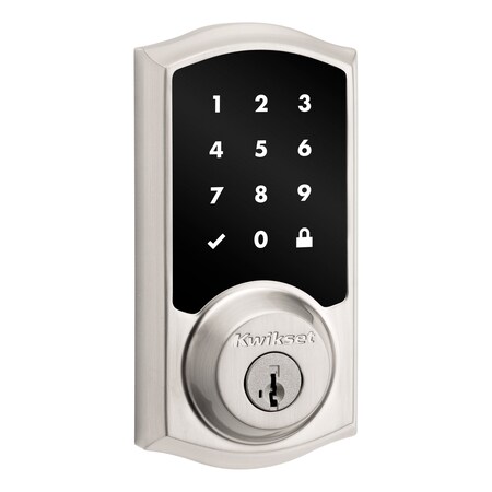 Kwikset Touchscreen Deadbolts Satin Nickel 918TRLZW700-15S