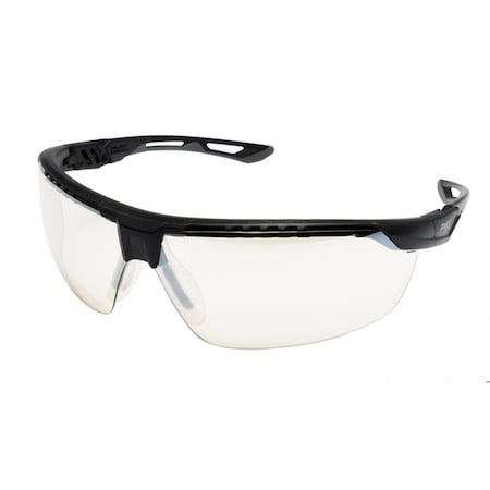 Pyramex Truflex, Safety Glasses, Anti-Fog, I/O Mirror Lens, Black/Gray Frame SBG11380DT
