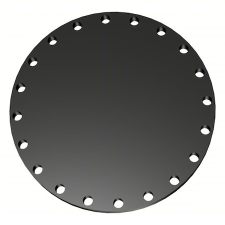Zoro Select Blind Flange, Carbon Steel FL1FBL20