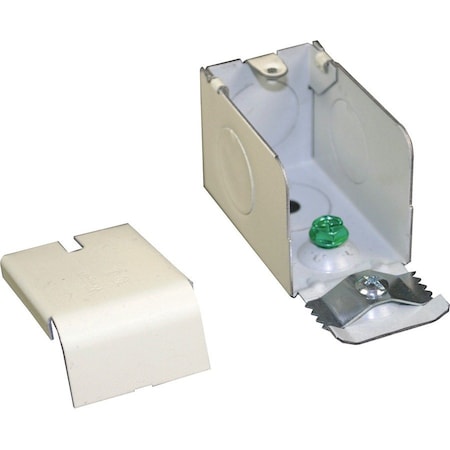 Plugmold Entrance End, White, Stainless Steel, Ends WH2010A2