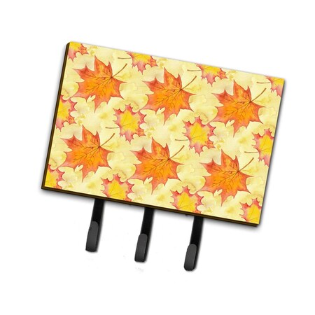 Carolines Treasures Fall Leaves Scattered Leash or Key Holder, 6 x 2 x 9 in. BB7496TH68