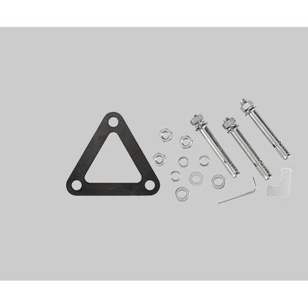 Keystone Sleeve bolt kit.  Includes (3) bolts, hardware, and template.  Used with on KT-BLED-6R-UNV-KIT(-B) b KT-SBOLT-6R-KIT