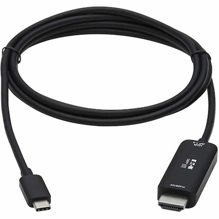 Eaton EATON, HDMI Cable, 6 ft, 4K, Male to Male U444-006-HDR4BE