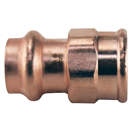 Apollo Adapter, 1/2 in, FPT x Press Fit, Copper, 300 psi Pressure XPRFA12