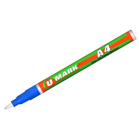 U-Mark Fine Tip Paint Marker Blue, 12 PK 10102XFL