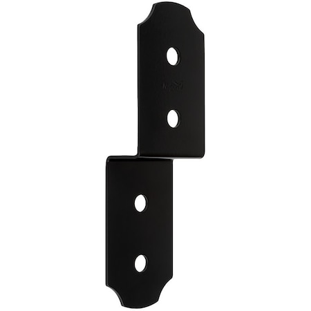 National Hardware Hartley 1219BC Series Joist Tie, 10 in L, 3 in W, Steel, Storm ShinePowderCoated, Black N800-024
