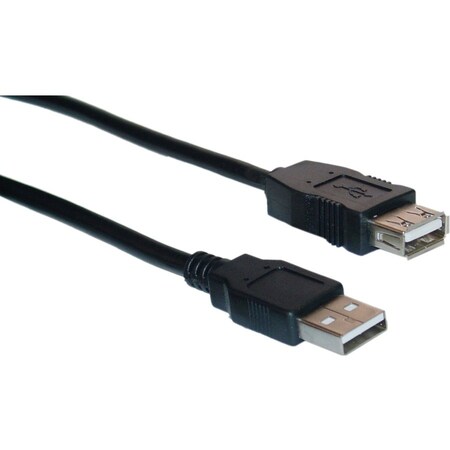 Cable Wholesale CableWholesale 10U2-02110EBK USB 2.0 Extension Cable Black Type A Male to Type A Female 10 foot 10U2-02110EBK
